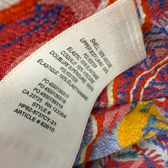 Aritzia Dress Sunday Best Small Mini  Colorful Abstract Print Summer Sleeveless - Picture 5 of 8